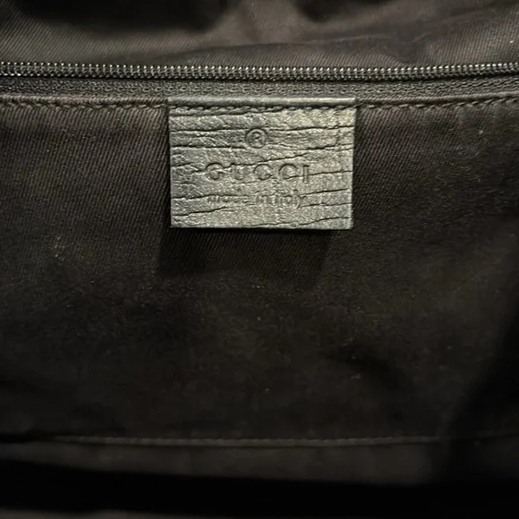 Gucci Brown Canvas Tote with Monogram Pattern - Picture 4 of 14